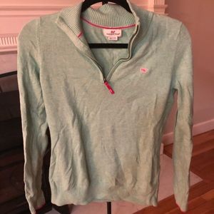 Vineyard vines green quarter zip